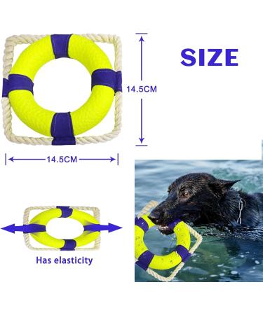 Indestructible Dog Frisbee & Water Toy | Interactive Ring for Small Medium & Large Dogs - Buy Online on GoSupps.com