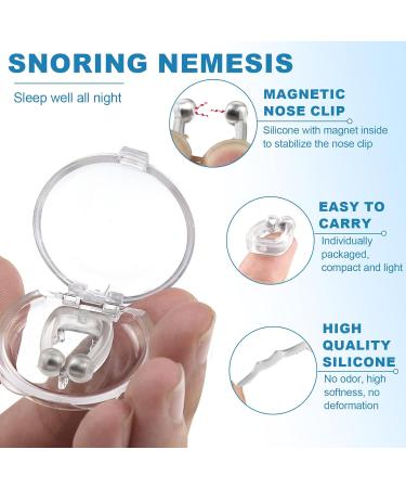 8PC Snoring Stopper - Premium Magnetic Nose Clip for Improved Breathing & Relaxing Nights | Stop Snoring with ZHQ - Buy Online on GoSupps.com