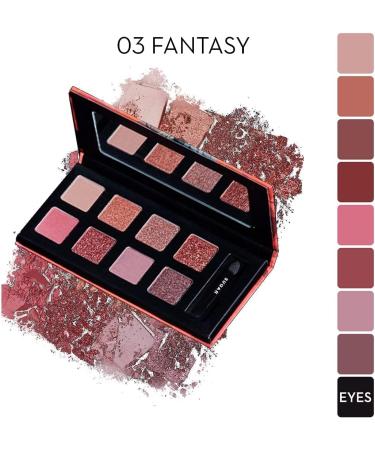 Cosmetics Blend The Rules Eyeshadow Palette Durable smudgeresistant and glossy finish 104 Gm 03 Fantasy 8 mauve shades - Buy Online on GoSupps.com