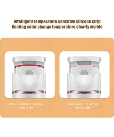 Buy Electric Heated Eyelash Curler - Fast USB Charging Temperature Sensitive Durable Silicone Design for Lasting Lashes - Buy Online on GoSupps.com
