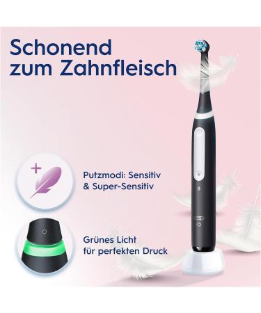 Oral-B io Series 4 Electric Toothbrush 4 Cleaning Modes Award-Winning Design Quiet White Best Dental Care Solution (Stiftung Warentest 12/2023) - Buy Online on GoSupps.com