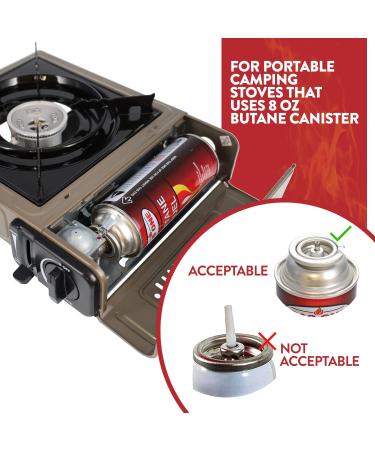 GasOne 12 Pack Butane Fuel Canisters for Portable Camping Stoves - Buy Online on GoSupps.com