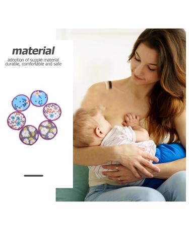 VILLCASE 6Pcs Professional Breastfeeding Cushions | Anti-Overflow Breast Pads for Moms - 10cm Polyester Cotton & TPU Coated Cloth - Buy Online on GoSupps.com