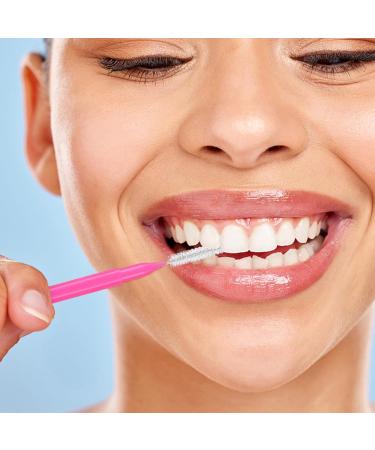 100pcs Healeved Interdental Brush Flossers for Braces - Portable Oral Care Tool in 5 Colors - Buy Online on GoSupps.com