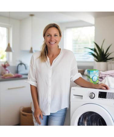Eco-Friendly Laundry Detergent Sheets (120 Loads) - Hypoallergenic Enzyme-Based Stain Remover for Travel - Fresh Scent - Buy Online on GoSupps.com