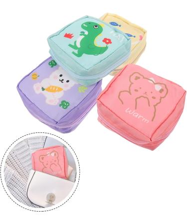 Lurrose 12 Pcs Mini Menstrual Bag Organizers - Portable Nylon Storage Pockets for Women | Zippered Napkin & Breastfeeding Insert | 13x12.7cm | Shop Internationally - Buy Online on GoSupps.com