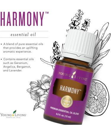 Young Living Harmony Essential Oil 15 ml | Aromatherapy Blend for Confidence & Peace | Balancing Fragrance for Home | Shop Internationally - Buy Online on GoSupps.com