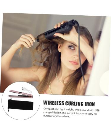 OHPHCALL 5pcs Curling Iron Portable Hair Straightener Cordless Tools Travel Hair Straightener Mini Golden Abs 21X4X3.5CMx5pcs Rose Goldx5pcs - Buy Online on GoSupps.com