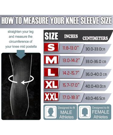 7mm Neoprene Compression Knee Sleeves XL Camo Gray (1 Pair) - Ideal for Cross Training, Weightlifting, Powerlifting, Squats, Basketball & More - Great Support - Buy Online on GoSupps.com