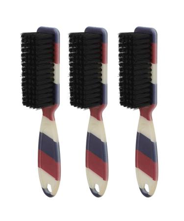 Razor brush set for men facial cleaning hair brush beard oil brush hairdresser hairstyling brush beard-styling rasier brush for the hairdressing salon at home 3-part