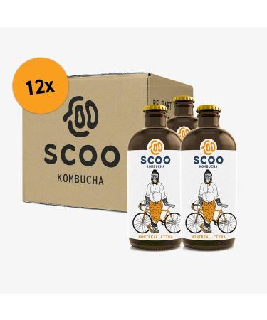 Buy Scoo Kombucha Montreal Citra - 12 Bottles 330ml | Organic Unpasteurized Kombucha Tea - International Shipping Available - Buy Online on GoSupps.com