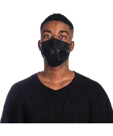 MEDI SANT 50+1 Black Disposable Surgical Masks - EN14683 Type I BFE 95% 3-Ply Protective Face Masks for International Shipping - Buy Online on GoSupps.com