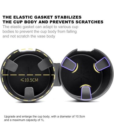 Fowybe 2 Pcs Water Cups Holder Expanders Dual Car Cup Holding Expander Adapter for Cups Phones Bottles | Universal Car Cup Holder for Snack Bottles Cups Drinks - Buy Online on GoSupps.com