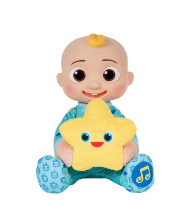 CoComelon Peek-A-Boo JJ 10 Feature Plush - Featuring Favourite Song Phrases and Sounds - Play Peek-A-Boo with JJ - Amazon Exclusive - Toys for Preschool and Kids