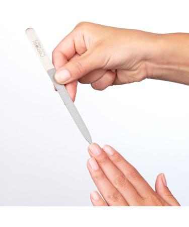 REMOS Diamond Nail File 15cm with Rough and fine Diamond Coating Stainless Steel 15 cm - Buy Online on GoSupps.com