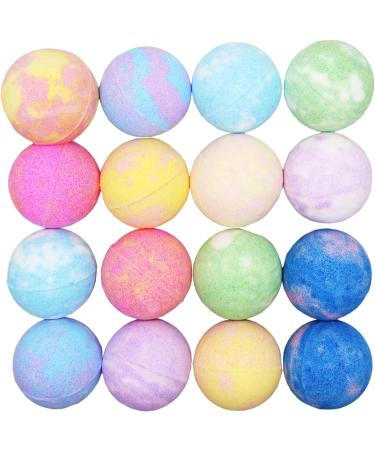 16 Pack Bath Bombs Gift Set - Natural Skincare & Relaxation Balls | Perfect Gift for Thanksgiving Christmas & Birthdays - Buy Online on GoSupps.com