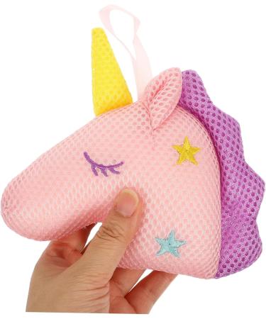 FRCOLOR 4 Pcs Unicorn Bath Pouf Set - Fun Kids Loofah & Shower Sponge for Bubble Bathing - Buy Online on GoSupps.com