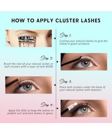 VAVALASH DIY Lash Extension Kit - 280 Clusters Individual Lashes (30D 40D 0.07D 10-16mm) with Bond Seal & Tweezers for Home Use - Perfect Eyelash Extension Solution - Buy Online on GoSupps.com