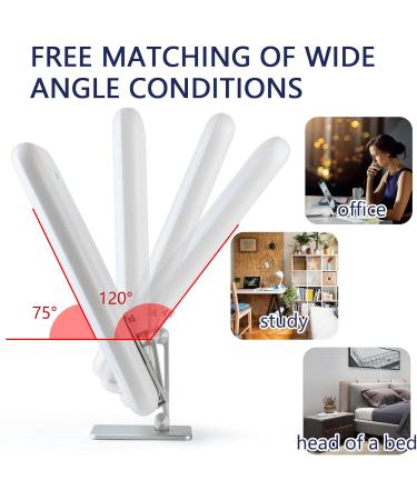 Large Light Therapy lamp Bright White 10000 lux 12 in High Illumination Wake-up Light Alarm Multiple Sets of White Noise - Buy Online on GoSupps.com