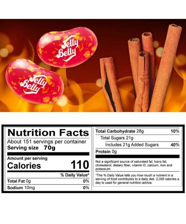 Buy Jelly Belly Hot Cinnamon Candy 70g - Spicy Sweet Treat | International Shipping Available - Buy Online on GoSupps.com