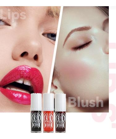 3-Piece Set: Long-Lasting Lip Stain in 3 Colors - Non-Sticky, Waterproof & Moisturizing Lip Tint Gloss - Ideal Gift for Women & Girls - Buy Online on GoSupps.com