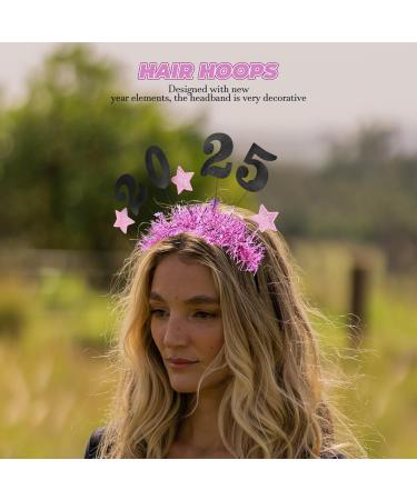 minkissy 2025 New Year Party Headdress New Year Photo Prop Snake Year Headband New Year Hair Accessories New Year Head Bopper New Year Eve Hair Accessories New Years Eve Headband Felt Cloth One Size Rosy - Buy Online on GoSupps.com