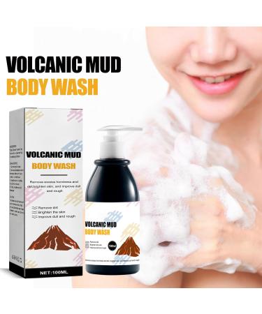 Fyearfly Moisturizing Shower Gel 3 Pieces 100ml Volcanic Mucus Body Wash Gel Skin Lightening Moisturizing Itching Relieving OilRegulating Volcanic Mud - Buy Online on GoSupps.com