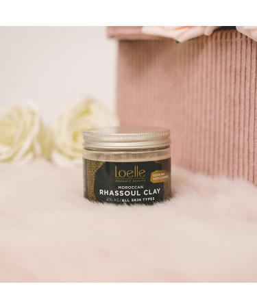  Loelle Loelle - Rhassoul Clay Powder - Ghassoul Soap for Purifying Facial Mask - Moroccan Clay for Oily Hair - Natural Cosmetics - Made in Morocco - Skin Care (220g) - Buy Online on GoSupps.com