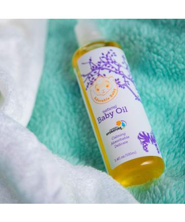 Adorable Baby Natural Baby Oil | EWG Verified | Hydrature Infused | 3.4 oz - Buy Online on GoSupps.com