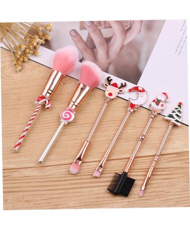Beavorty 7 santa suits professional makeup Cosmetic makeup makeup accessories cosmetic tools setting powder brush christmas cosmetic brush elder concealer brush major - Buy Online on GoSupps.com