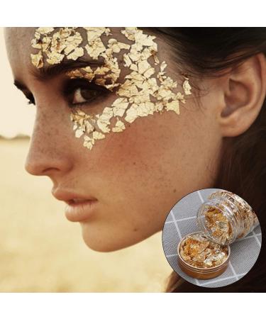 DIYASY Gold Flakes for Resin - Metallic Foil Leaf for Crafts, Painting, Nails, Jewelry Making - 3 Bottles (Gold, Silver, Copper) - Buy Online on GoSupps.com