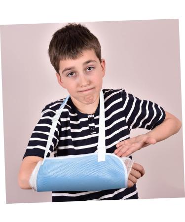 CIYODO Children's Arm Sling Arm Sling for Shoulder Sling Immobilizer Sling Arm Brace Net 60X30CM Sky-blue - Buy Online on GoSupps.com