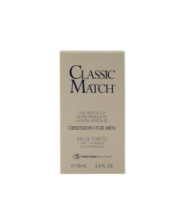 Parfums Belcam Classic Match for Men Inspired by Designer Eau de Toilette Spray 2.5 Fl Oz 2.5 Fl Oz (Pack of 1) - Buy Online on GoSupps.com