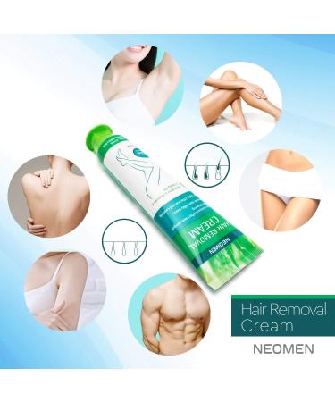 Buy Painless Hair Removal Cream for Sensitive Skin | Fast-Acting Aloe Vera Formula for Face Body & Bikini - Paraben & Sulfate Free - Buy Online on GoSupps.com