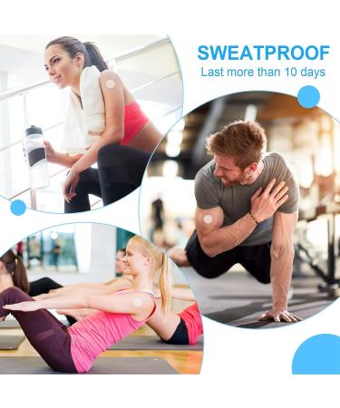 Freestyle Libre Sensor Covers 50 Pack Waterproof Libre Adhesive Patches Transparent CGM Patches Without Glue - Buy Online on GoSupps.com