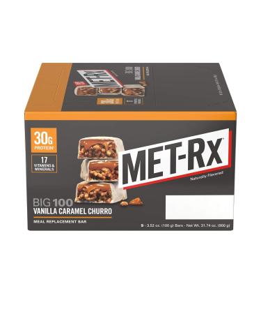 MET-Rx Big 100 Protein Bars - Vanilla Caramel Churro 30g Protein 4 Ct | Buy Internationally - Buy Online on GoSupps.com