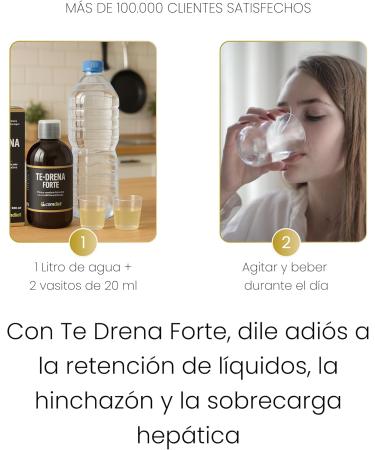 Comdiet Te Drena Forte 500 ml 1 piece 100 g nl_BE - Buy Online on GoSupps.com