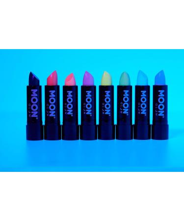 Moon Glow Neon UV Lipstick - 16 Bright Pastel Colors | Glows Under UV Light | International Shipping - Buy Online on GoSupps.com