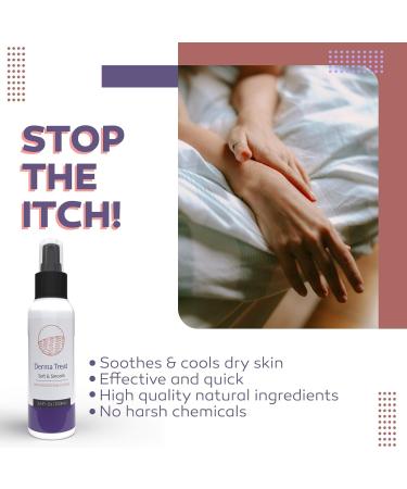 Psoriasis and Pruritus Treatment by DERMA TREAT I 100 ml I Itch moisturiser and eczema spray I Contains Magnesium oil & Aloe Vera I Ailing scaly skin and hydration I 100% Organic Ingredients - Buy Online on GoSupps.com