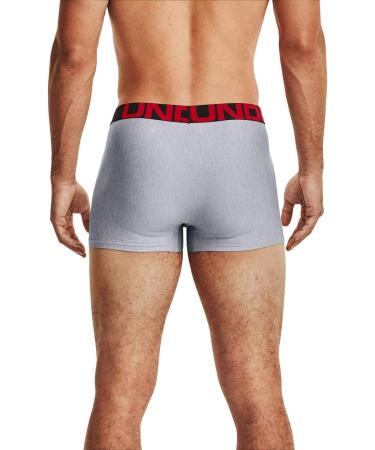 Under Armour Men's Tech 3-in-2 Pack: Quick-Drying Comfortable Boxer Shorts Tight-Fitting Cut - Light Heather Gray - Buy Online on GoSupps.com