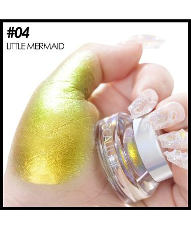 FOCALLURE Chameleon Cream Eyeshadow - Little Mermaid 04 | Highly Pigmented Metallic Shimmer Eye Shadow with Intense Color Shifting Effects - Buy Online on GoSupps.com