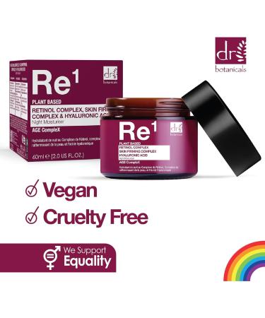  Dr Botanicals Dr. Botanicals Anti-Aging Firming Night Moisturizer with Retinol Complex Hyaluronic Acid Vitamin C and Skin Firming Complex | Fights wrinkles hydrates and firms for skin - Buy Online on GoSupps.com