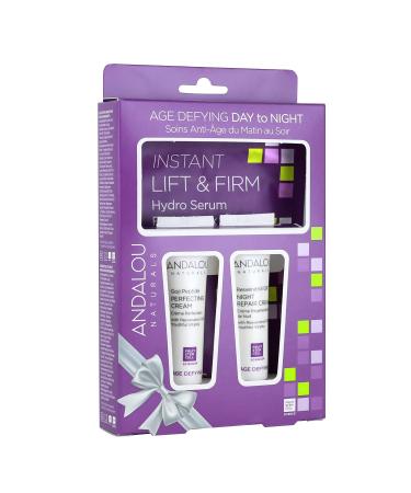 Andalou Naturals Age Defying Day & Night Gift Kit - 0.6 Fl Oz | Anti-Aging Skincare - Buy Online on GoSupps.com