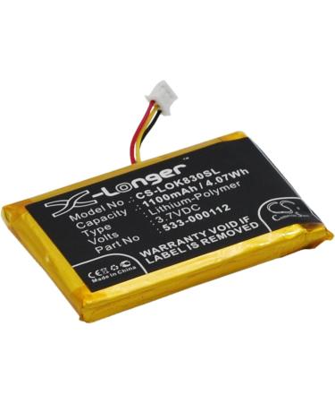 3.7V 1100mAh Battery Replacement for Illuminated Living Room Keyboard K830 - L/N 1406 533-000112 | International Shipping Available - Buy Online on GoSupps.com