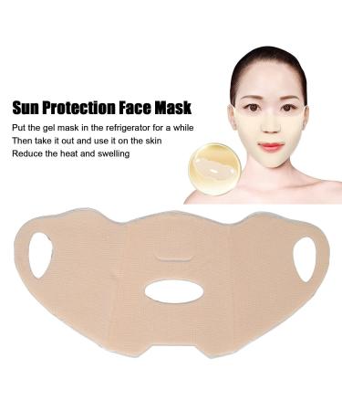 Yinhing Outdoor Gel Mask - 4pcs Cooling Hydrogel Face Patch with Earloops | Disposable Sun Protection Skincare for Outdoor Use - Buy Online on GoSupps.com