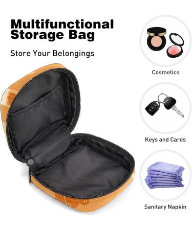 Halloween Pattern Menstrual Pad Storage Bag - Portable Sanitary Napkin Pouch for Women and Teen Girls - Color 12 - Buy Online on GoSupps.com