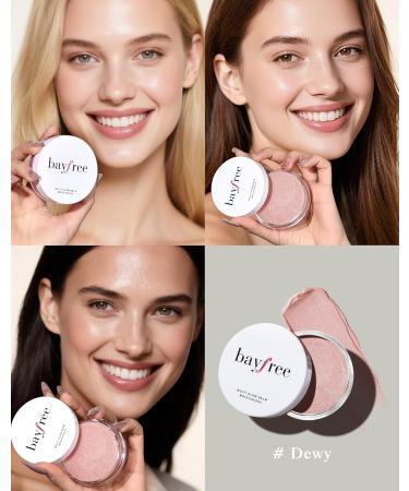 bayfree Tinted Moisture Foundation Balm & Cream Blush for Cheeks All-Day Wear Buildable Natural Finish Vegan Korean Makeup - Buy Online on GoSupps.com