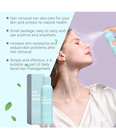 Hair Identifier Spray for Face Shaving - Dermaplaning Spray 114ml - Clearly Highlights Facial Hair for Precise Shaving and Smooth Skin - Perfect for Dermaplaning and Facial Hair Removal - Buy Online on GoSupps.com