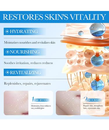  Hppsctink Coconut Cream Nourishing Moisturizer with Coconut Oil Moisturizing & Rejuvenating Deep Hydration & Action 2 Pcs x 50g Cream - Buy Online on GoSupps.com