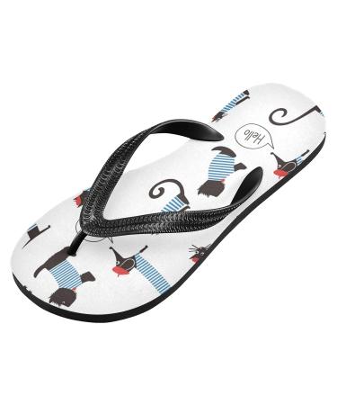 Mnsruu Flip-Flops for Dogs - Stylish & Comfortable Footwear for French Puppies Dachshunds & More | Perfect for Home Hotel Spa & Travel - Buy Online on GoSupps.com